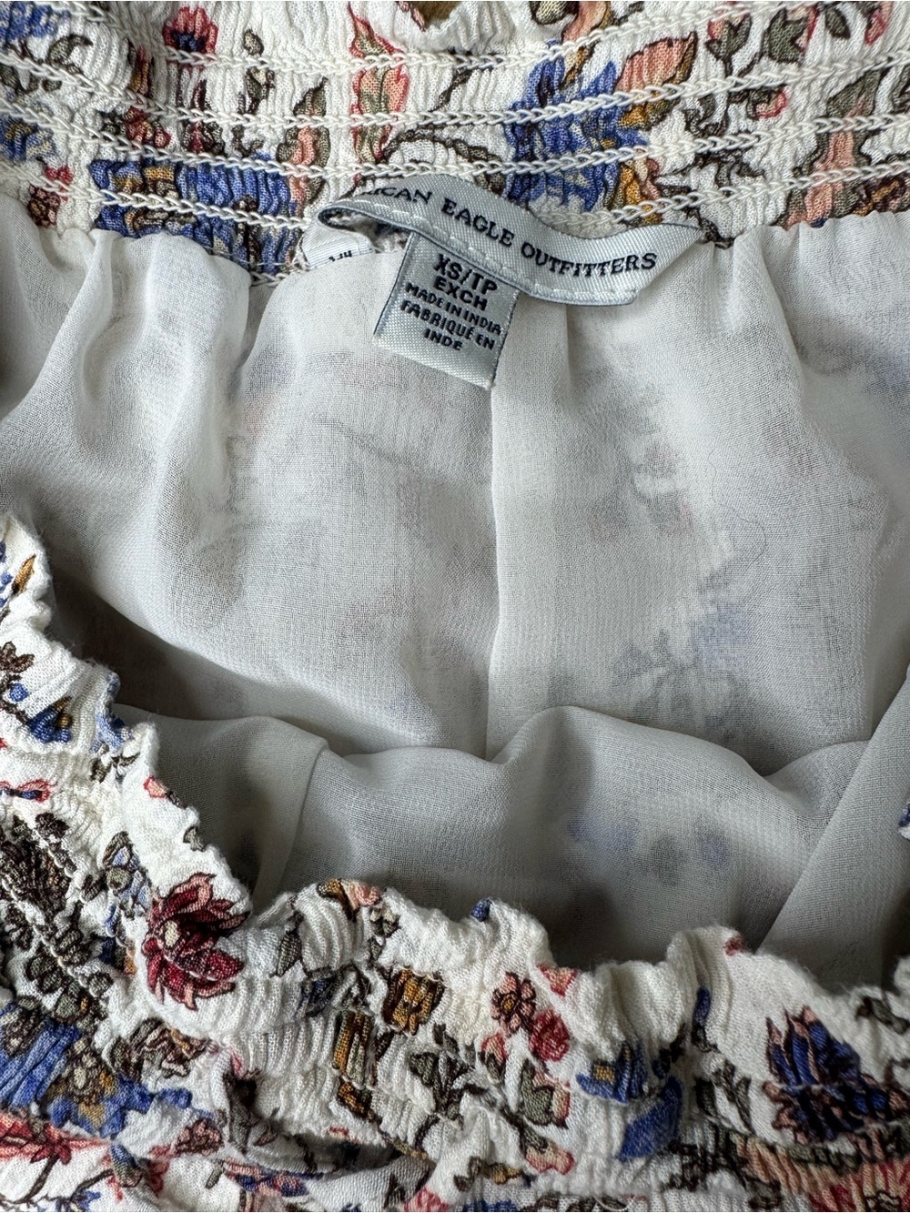American Eagle Outfitters XS Floral High Rise Pull-On Flowy Shorts - Picture 4 of 6